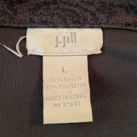 J.JILL Jersey Wrap Top - Picture 2 of 2